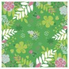 Narumi Floral Paradise NAFP-2 Glasses Wipe, Green, Glasses Cloth, Minimax