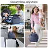 Amenpoki Portable Waterproof Leather Diaper Changing Pad Compact for Travel