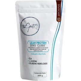 The Grit Co. Zero Carb Whey Protein with Hydrolyzed Collagen - Brownie Flavor, 20 Servings