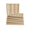 Svea Display Premium Grade Beige Velvet Jewelry Organization Tray 12