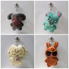 [ALNST] 1PC Handmade Alien Stage Bunny Rabbit Plush Keychain. Squeaker