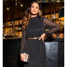 WULIQIUQIU Skinny Belts for Women PU Leather Waist Belt Thin Waist Belt with Gold Alloy Buckle for Dresses Brown 100cm Fit Waist 24"-37"