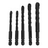 5Pcs Drill Bit Cross Spear Head Hex Shank Drilling Tool