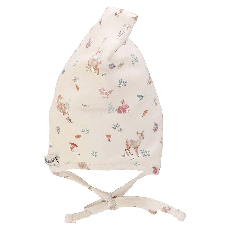 Sterntaler Girls' Bonnet Fawn Hat, ecru