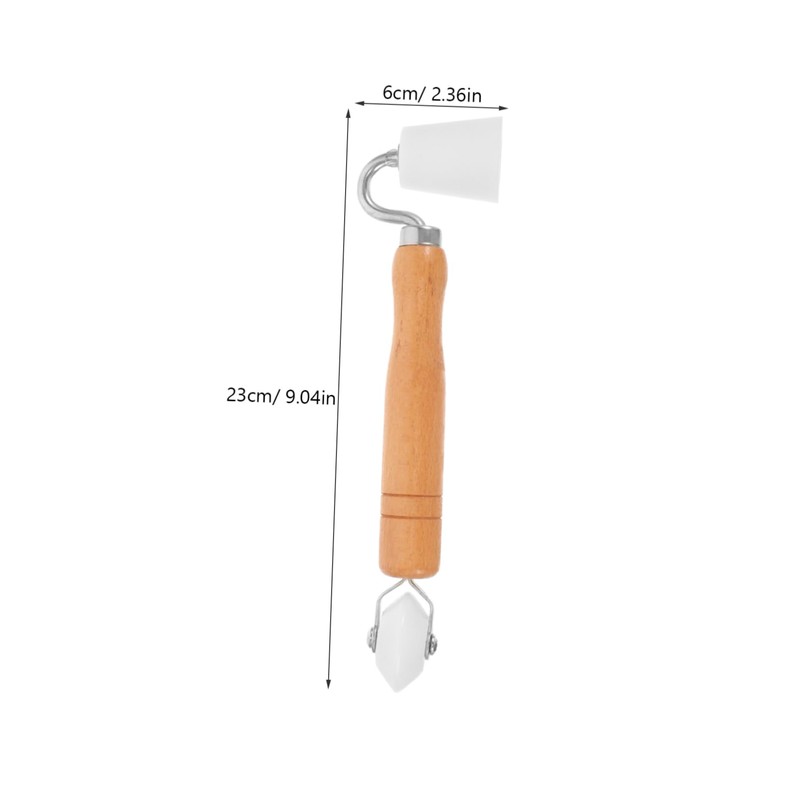 SHINEOFI Wallpaper Smoothing Roller with Handle Durable Wallpapering Seam Roller