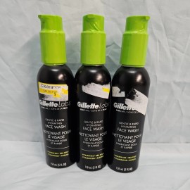 Gillette (3) Gillette Labs Skincare •Hydrating Face Wash •Vitamin B3 + Sea Kelp •5oz Each