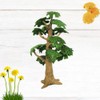 Toyvian Tree Model Fake Miniature Trees Train Railways Architecture Landscape