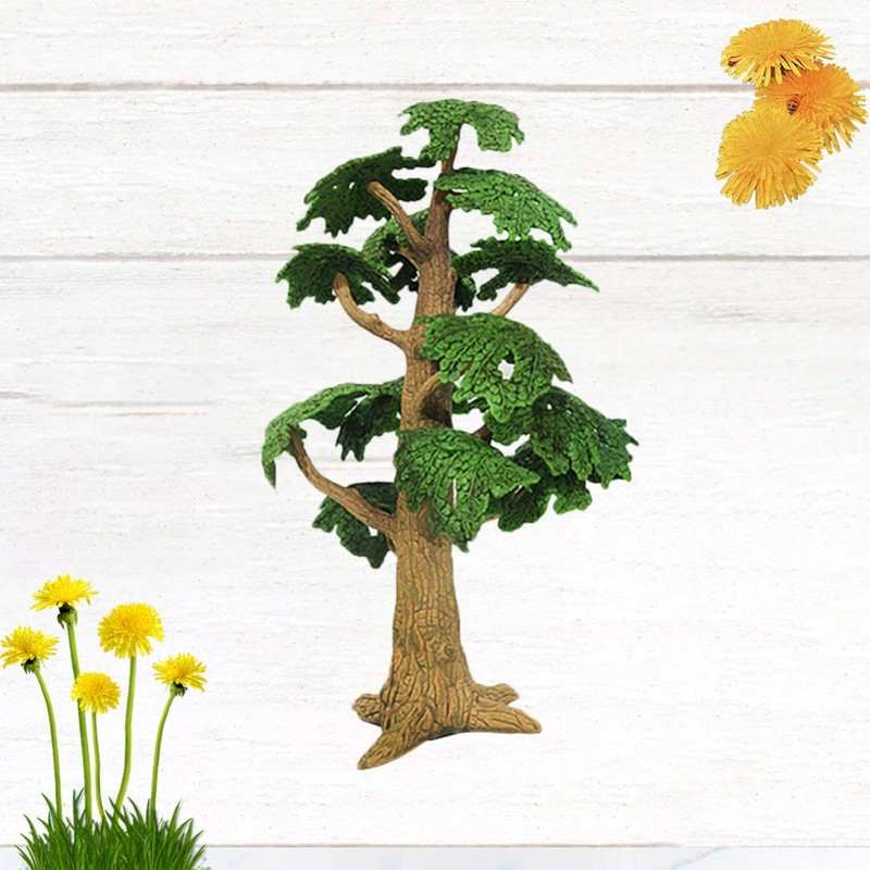 Toyvian Tree Model Fake Miniature Trees Train Railways Architecture Landscape