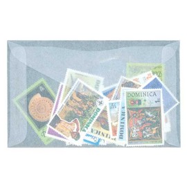 Generic Mystic Stamp Company 100 Glassine Envelopes (3 1/8""x 5 1/16""), Clear White