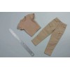 Unbranded 1/6 scale Military Combat Tee and Pants for 12''