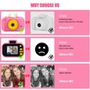 Kids Camera, Toddler Selfie Digital Pink Camera Birthday Toys Gift