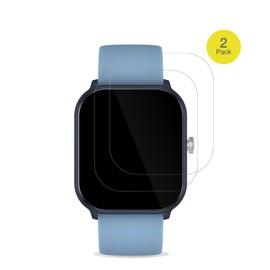 dipos FLEX 2 x Clear Screen Protectors Suitable for Ice-Watch Ice Smart Junior 3.0, 100% Display Cover, Anti-Shock, Fingerprint Compatible, Case-Friendly, Full Cover Screen Protector Film