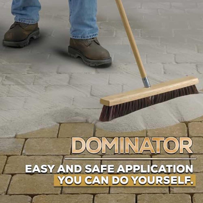 DOMINATOR Polymeric Sand for Pavers, Titanium Gray, 40 lbs -