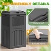 Greesum 33 Package Delivery Box for Outside, Patio Waterproof Resin