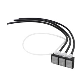 Truck Seat Lumbar Adjustment Valve 29074-02 3-Button Valve for Seat Adjustment of Lumbar Spine with 350 mm Hose Replacement MAN TGX Truck