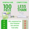 GENERALCARE Disposable Plastic Gloves Food Handling Service Gloves Disposable for