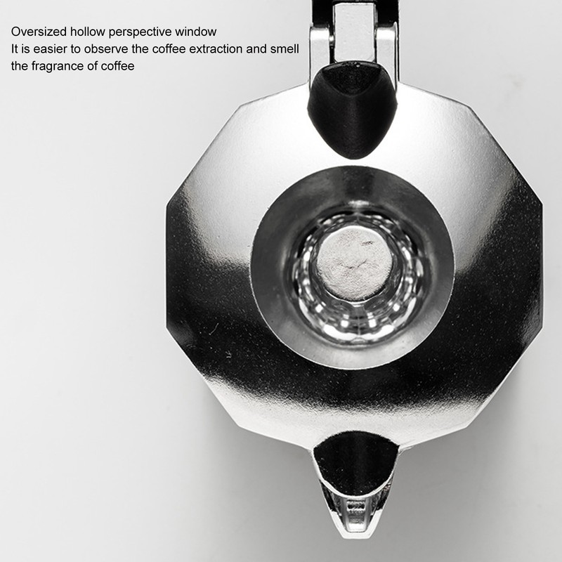 100ml Moka Pot Double Valve High Pressure Black Lower Pot