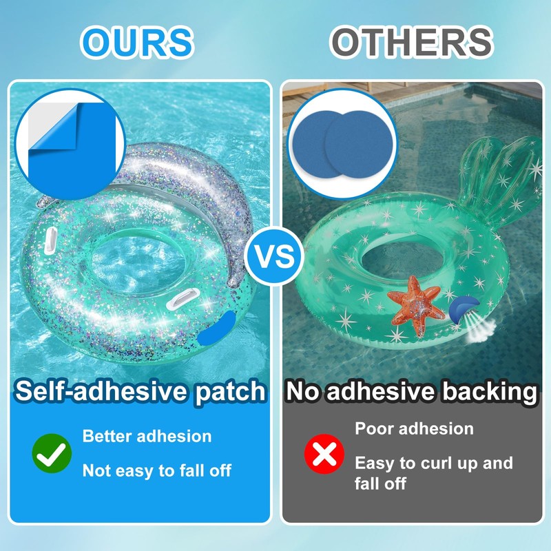 EPDPLAY Exlarge Pool Liner Repair Patch - 4.1ft x 2.8ft