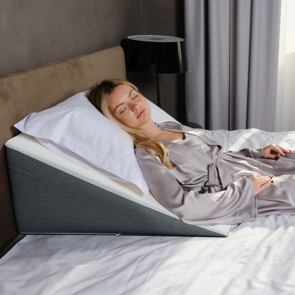 Kölbs Bed Wedge Pillow for Sleep Apnea, Sleeping Comfort, Relaxing,