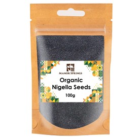 Organic Nigella Seeds 100g by Manor Springs Organic