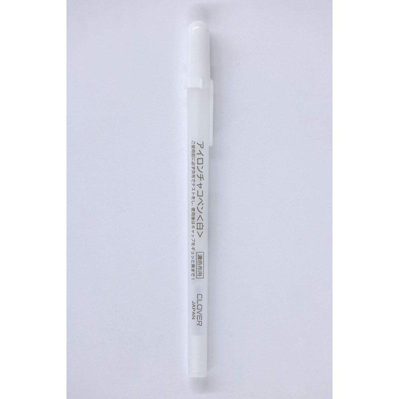 Clover Iron-on Chalk Pen 40×185×11mm White 24-421
