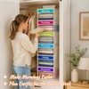 Weekly Clothes Organizer for Closet, 6-Shelf Hanging Closet Organizer with