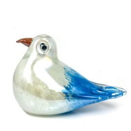 ORRFIDDY Handmade Blown Glass Bird Decor Crystal Bird Sculpture Nature-Themed Home Accents Figurines Modern Art Living Room Shelves Tabletops