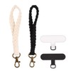 2pcs Boho Cell Phone Bracelet Straps, Cell Phone Lanyard with