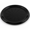 Black Plastic Swirl Round Tray (12") 1 Pc. - Eye-Catching