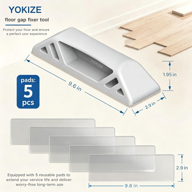 YOKIZE Updated Version Floor Gap Fixer Tool-LVP Installation Kit-Includes 5