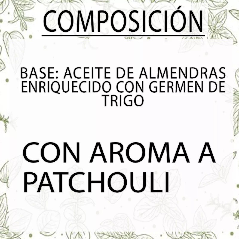 Laferv Aceite Masaje Relajante Aroma Patchouli 2 Frascos 500 Ml