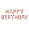 Generique Birthday Balloons Foil Balloons 13 Pieces Pink