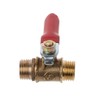 NA/ Coupling Distributor Tap, 1/4 Inch Ball Valve Male to
