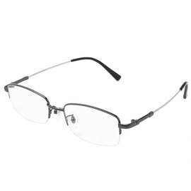 Naikomly Half Frame Blue Light Filter Nearsighted Glasses -3.50 Computer Myopia Glasses Blue Light Blocking Distance Glasses