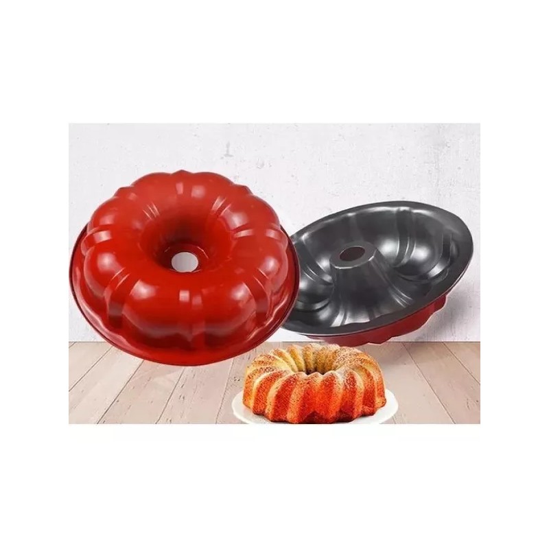 Clicmania Molde De Rosca Antiadherente Horno Pan Gelatina Reposteria