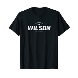 Wilson North Carolina NC Vintage Athletic Sports Logo T-Shirt