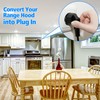 Dreyoo HCK44 Range Hood Power Cord Kit, Convert Your Range