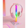 Headphone Stand PC Gaming Accessories - RGB Headset Stand Headphone