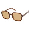 SOJOS Retro Square Polarized Sunglasses for Women Men Classic Trendy