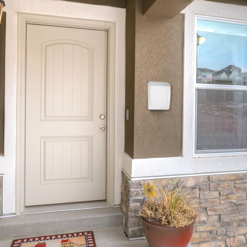 Architectural Mailboxes Aspen™ Locking, Vertical Wall-Mounted Mailbox for Outside, Modern