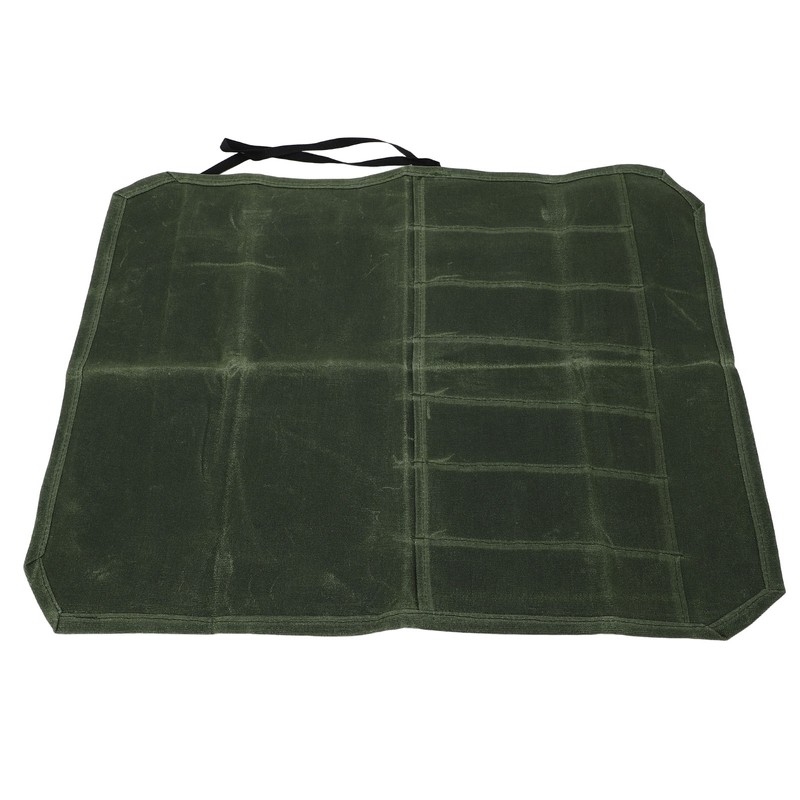 Waxed Canvas Knife Bag 7 Pocket Professional Foldable Chef Knife