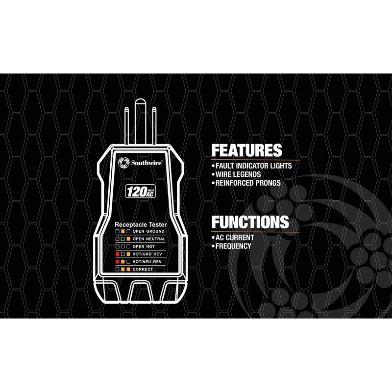 Southwire 10037K Electrical Test Kit with Full-Function Multimeter; Non-Contact Voltage