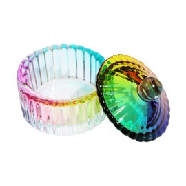 Heart Shaped Crystal Glass Dish Nails Art Dappen Dish Glass Crystal Cup With Lid Acrylic Liquids Powder Dappen Dish Nail Crystal Bowl Nails Art Glass Acrylic Dappen Dish Crystal Glass Dish