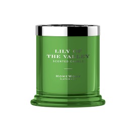 HomeWorx by SLATKIN + CO. Candle- Lily of The Valley, 8 oz. Premium Scented Candle - 25-35 Hours Burn Time