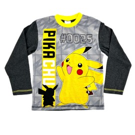 Pokémon Boys Pyjamas Pikachu 11-12 Years, PJ’s Nightwear Grey