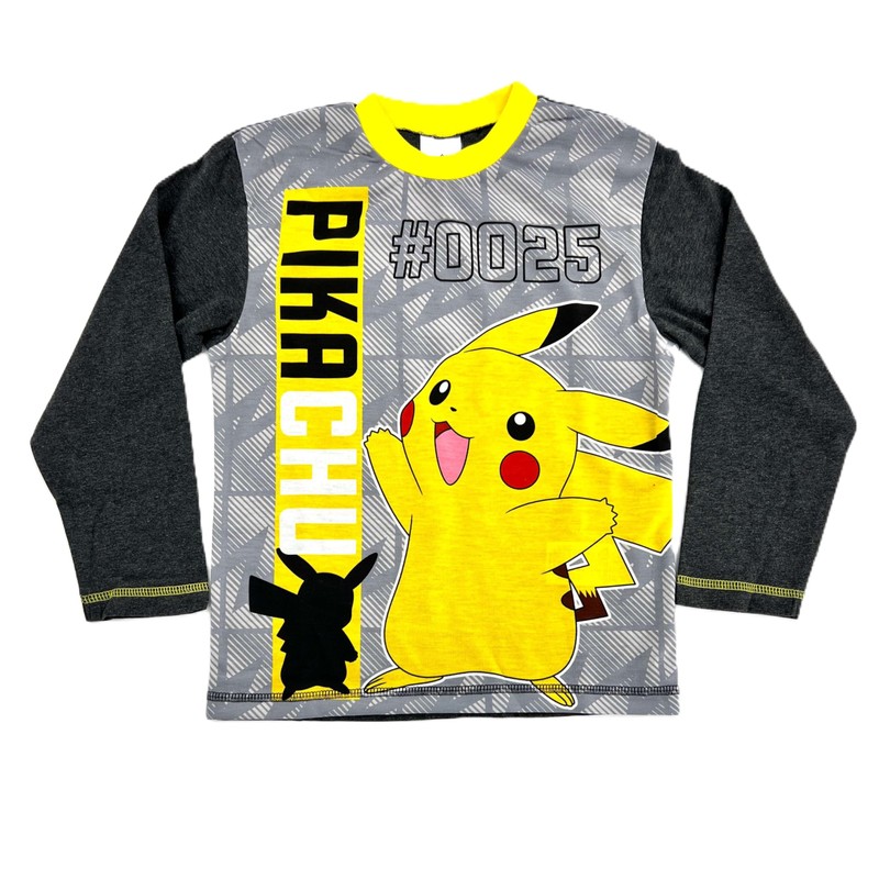 Pokémon Boys Pyjamas Pikachu 11-12 Years, PJ’s Nightwear Grey