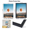 JCJMY 13x17 Picture Frame Black for Wall Hanging, Wall Mounting