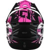 GMAX MX-46Y Unstable Helmet (Black/Pink, Youth Small) - FMVSS 218