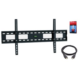 Easy Mount – Extra Slim Flat TV Wall Mount Bracket + High Speed HDMI Cable for Sony XBR75X850F 75-Inch 4K HDR Ultra HD TV, Super Low 1.4" Profile Design - Simple to Install!
