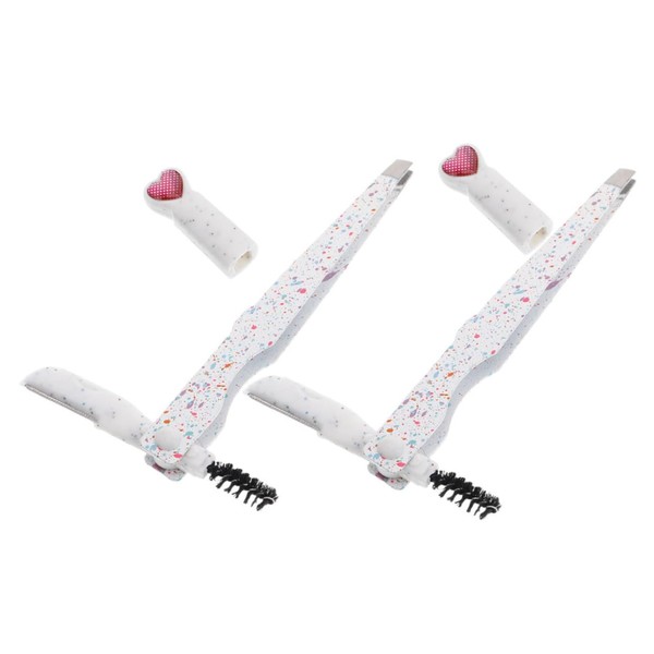 BIUDECO Compact Portable 2-piece Eyebrow Grooming Kit Face Hair Shaver